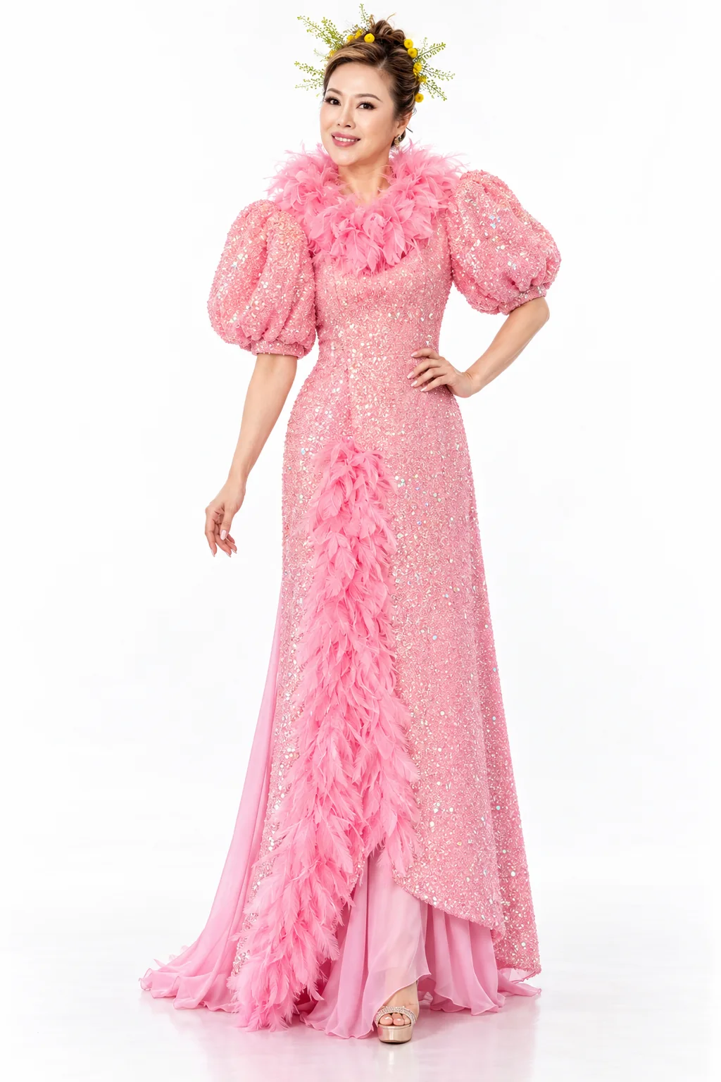 Rose finale Le Mode Luxe look